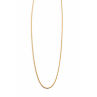 Collier minimaliste en or rose avec chaîne en corde Namivaa, bijoux classiques et simples pour femmes, pour un usage quotidien ou un anniversaire
