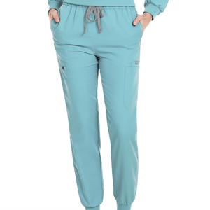 ชุดยูนิฟอร์มแพทย์ ชุดพยาบาลโรงพยาบาล ชุดสครับพร้อมปักโลโก้ ขายส่ง ชุดสครับแพทย์ Shaghaf Sports Wear Impex Sc2 โพลีเอสเตอร์ 100% - Product Image 4