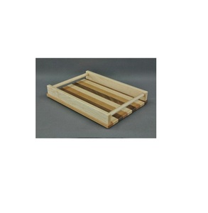Bandeja de Servir de Madera Pulida con Acabado Natural, Duradera, Estilo Moderno y Antiguo, Personalizable, para Fiestas, Restaurantes, Hoteles y Servicios de Catering - Product Image 5