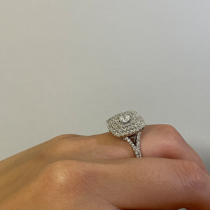 Anillo de compromiso con diamante cultivado en laboratorio de corte redondo de 0.30 quilates para mujer, oro de 14K, joyería nupcial de lujo, regalo. - Product Image 4