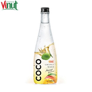 <b>750ml</b> VINUT Plastic <b>Bottle</b> Coconut Water Mango Free Sample Low Sugar Low Fat Low-Carb Sweet Juice Halal Certified Free Design - Product Image 1