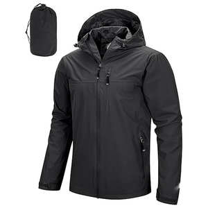 Rain <b>Jacket</b> With <b>Packable</b> Design And Waterproof Material For Hiking Camping Rain <b>Jacket</b> For Men At Affordable Price Point - Product Image 2