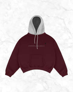 Nueva Sudadera con Capucha Unisex de Alta Calidad 2026, 500 g/m², Bordada, Negra, con Capucha, para Hombre, de Fabricantes - Product Image 2