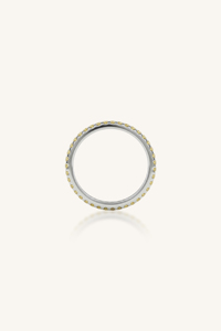 Anillo de Zafiro Amarillo en Plata de Ley 92.5 KLSR-11878 - Product Image 6