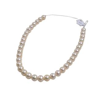 Collier de perles d'eau douce Edison 11-13 mm Extra Large Semi-Fini Haut de Gamme avec Lumière Intense et Micro-Imperfections - Product Image 5