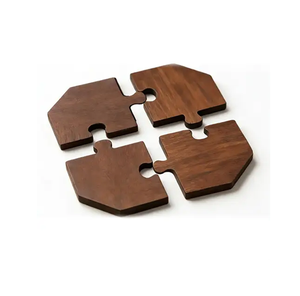 Puzzle en bois d'acacia pour décorer votre comptoir, votre table, sous vos tasses à thé ou à café, à bas prix. - Product Image 2