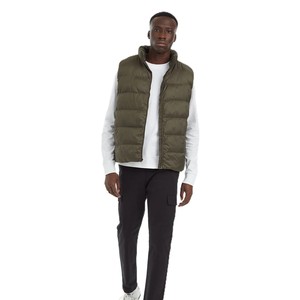 Chaleco Acolchado para Hombre, Cuello Alto, Ligero, para Otoño e Invierno, Deportes al Aire Libre y Moda Diaria - Product Image 1