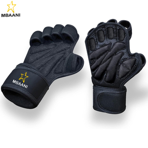 Guantes Ventilados para Levantamiento de Pesas con Muñequeras Integradas - Ideales para Gimnasio, Cross Training, Soporte para las Manos - Product Image 2
