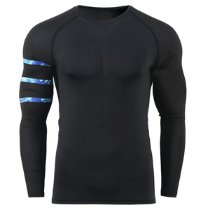 Hot Selling Men Rash Guard for Sale Customized OEM New Design Top Trending Custom Embroidery Logo Men Rash Guard - Product Image 1
