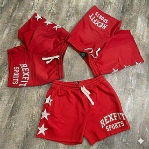 Shorts de sport REXFIT personnalisés pour hommes, avec logo imprimé, pour la course à pied, la remise en forme et l'entraînement, séchage rapide, respirants. - Product Image 1
