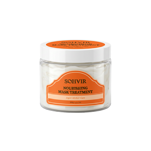 SOHAIR Crème nourrissante traitante 300g - Masque capillaire réparateur profond à l'huile d'argan coréenne pour cheveux abîmés - Product Image 1