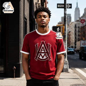 Camiseta Formal Negra de Manga Corta AAMU |   Camiseta de Cuello Redondo, Corte Regular, 100% Algodón Jersey, 300g, Logotipo Frontal, Antiarrugas, Ecológica - Product Image 4