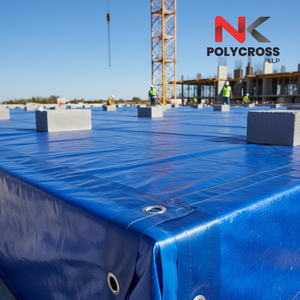 แผ่นคอนกรีตเกรดก่อสร้างสำหรับการบำรุงรักษาความแข็งแรงและการบ่มด้วยความชื้น สำหรับงานถนน ฐานราก พื้นโรงงานอุตสาหกรรม และงานคอนกรีตสำเร็จรูป - Product Image 5