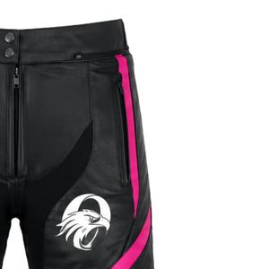 Pantalones de Motocicleta para Hombre, Color Negro y Rosa, Transpirables, Impermeables, Resistentes al Viento, Equipo de Protección Duradero para Deportes al Aire Libre - Product Image 5
