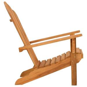 Sedia Adirondack in Legno di Teak Massiccio per Giardino, Media Durata - Product Image 5