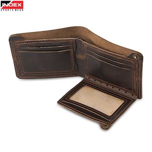 Cartera de cuero profesional para hombre, tarjetero plegable de primera calidad, cartera delgada, elegante y duradera para uso empresarial y casual - Product Image 1