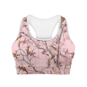 Soutien-gorge de sport pour femme en matériau écologique de qualité supérieure, sublimation, haute élasticité, structure dorsale élégante, vêtements de yoga chauds - Product Image 5