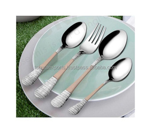 Latest 2026 Tableware Metal Stainless Steel Cutlery Set <b>Flatware</b> in Silverware Cutlery Set in Different Sizes Handmade - Product Image 4
