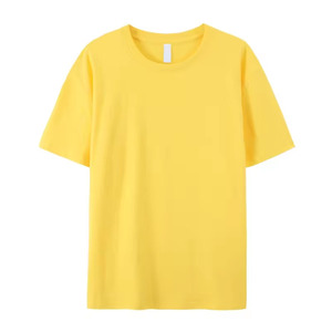 เสื้อยืดผู้ชายสีดำ ผ้าฝ้าย 100% เนื้อเจอร์ซีย์หนา คอกลม แขนสั้น สไตล์ลำลอง รับสกรีนลาย - Product Image 1