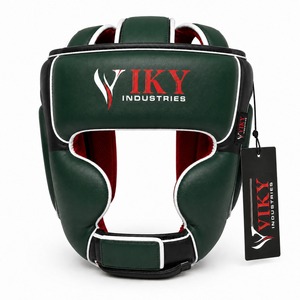 Protector de Cabeza Transpirable de PU con Logotipo y Color Personalizados para Entrenamiento de Kickboxing, MMA, Karate y Taekwondo - Protección Facial Unisex de Marca Personalizada - Product Image 1
