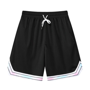 Shorts de sport en maille pour hommes, en polyester vierge pour sublimation, longueur genou, entrejambe 5 pouces, pour entraînement, course et basketball, personnalisables - Product Image 5