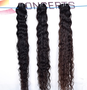 <b>Cheap</b> Virgin Vendors Wholesale <b>Cheap</b> 100% Cuticle Aligned Raw Human Hair Curly Bundles Machine Double Weft Temple Indian Raw Hai - Product Image 2