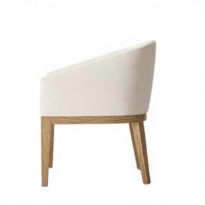 Chaise de salle à manger moderne et élégante avec structure en bois de haute qualité, design imperméable pour appartement, salon, bar, table, intérieur minimaliste - Product Image 3