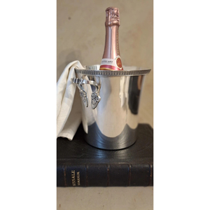 New Elegant Style Stainless Steel Metal Round Shape Golden Antique Finished <b>Ice</b> Bucket Used Home and Hotels Accessories Supplies - Product Image 1