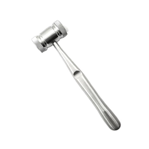 Marteau à double tête en acier inoxydable chirurgical, instrument manuel orthopédique et dentaire pour greffe d'os, certifié CE - Product Image 1