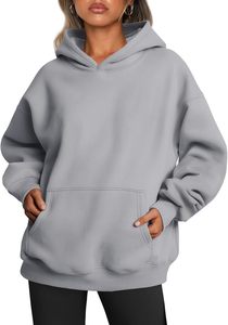 Sudadera con Capucha Extra Grande Unisex, Modelo 2026, Color Sólido, Felpa de Algodón, Diseño con Bolsillos, Corte Regular, para Otoño - Product Image 5
