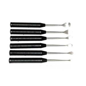 Ensemble d'élevateurs Cobb 6 pièces, instruments chirurgicaux orthopédiques noirs en acier inoxydable allemand, élévateurs osseux de précision certifiés CE - Product Image 1
