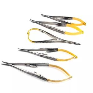 5 PCS High Quality CE Certified Stainless Steel Manual Orthopedic Surgical Needle <b>Holder</b> Forceps Class I Blush Surgical 1 Year - Product Image 1