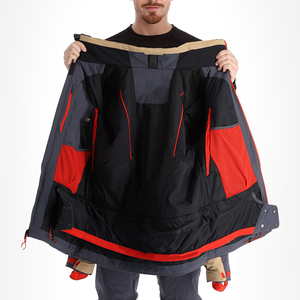 Combinaison de ski pour homme tendance, qualité supérieure et anti-plis, col zippé personnalisable, fermeture éclair, directement du fabricant - Product Image 4