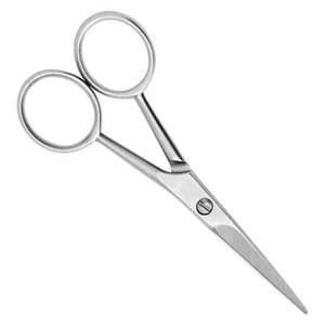 Ciseaux de barbier professionnels, ciseaux à cheveux en acier inoxydable, lame droite, soin des ongles, pour gauchers, durables - Product Image 5