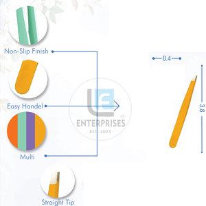 Pinzas para Cejas de Acero Inoxidable de Primera Calidad en Venta en Línea - Duraderas y Reutilizables, Hechas en Pakistán, Empaque Personalizable, Venta al por Mayor - Product Image 2