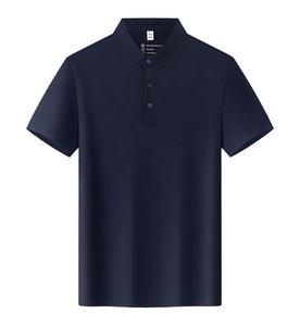 Haute qualité 200gsm 90% coton 10% Spandex 100S mercerisé Premium affaires Polo Golf chemise pour hommes femmes Logo personnalisé broderie - Product Image 5