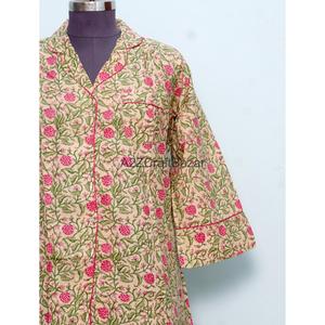 Hermoso Vestido Formal de Noche con Estampado de Bloques Personalizado, Manga 3/4, Transpirable, Ajustado al Cuerpo, con Cierre de Botones, Cómodo - Product Image 2