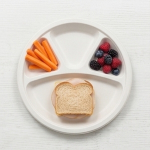 11 Inch Four Compartment Bagasse Meal Plate Biodegradable Compostable Disposable Sugarcane Fiber Tableware Restaurants Catering - Product Image 2