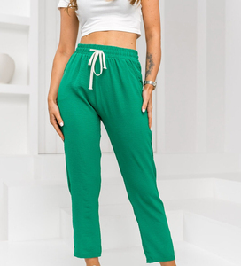 Green Women Sweatpants <b>Elastic</b> <b>Waist</b> Drawstring Straight Pants Casual Jogger <b>Trousers</b> for Streetwear Lounge Wear - Product Image 4