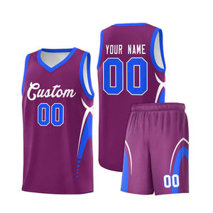 Tenue de basketball personnalisée, ensemble de maillots et shorts de basketball réversibles, maillots et shorts d'équipe par sublimation, ensembles de tenues de basketball - Product Image 5