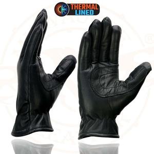 Guantes de Invierno de Cuero Genuino de Alta Calidad con Forro Térmico, Guantes de Conducción de Cuero Suave a Prueba de Viento, Suministro al por Mayor OEM - Product Image 2