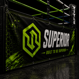 Custom Logo Boxing Ring Side <b>Banner</b> for Clubs and Championship Events With Custom Made Logo And size By superior International - Product Image 2