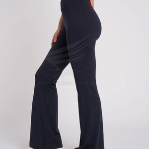 Nouvelle Arrivée 2026 – Leggings Évasés Solides Taille Moyenne pour Femme, Idéaux pour la Gym, l'Entraînement et le Yoga – Prix de Gros - Product Image 2