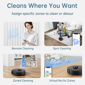 NUEVO <span class=keywords><strong>Dreame</strong></span> Bot <span class=keywords><strong>L10</strong></span> <span class=keywords><strong>Pro</strong></span>, Aspiradora Robótica Inteligente con Succión de 6000 Pa, Navegación LDS, Función de Limpieza y Fregado, Económica - Product Image 4