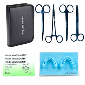 Surgical <b>Suture</b> Practice <b>Kit</b> <b>Suture</b> <b>Kit</b> Surgical Medic Instruments Most Selling Products Ce Quality Complete Dental - Product Image 3