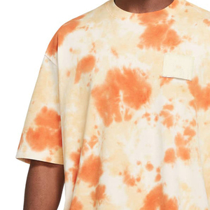 Camiseta de Manga Corta para Hombre, Estilo Tie-Dye, Cuello Redondo, Tejida, Casual, con Estampado - Product Image 2
