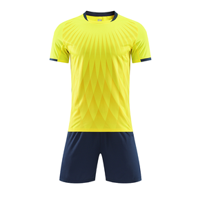 High Quality Breathable Kid's Adult's <b>Cheap</b> Football Uniform Custom Name and Number Team Soccer Jersey <b>Set</b> - Product Image 3