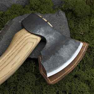 Tomahawks industriels de haute qualité, très demandés, forgés à la main, avec manche gravé, lame plate en acier inoxydable, pour le camping en plein air - Product Image 3
