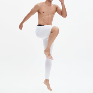 Mallas de compresión de una pierna hasta la rodilla para baloncesto, leggings deportivos de una sola pierna, capa base para hombre - Product Image 3