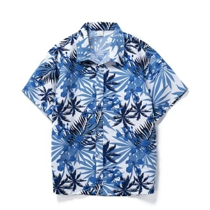Summer New Full Sublimated Printed Shirt <b>Men's</b> Classic <b>Cardigan</b> Short Sleeved Hawaiian Short Sleeved Shirt - Product Image 2